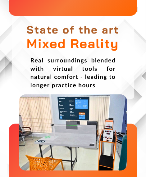 skillveri mixed reality welding and painting simulators blend real surroundings with virtual tools for natural comfort and longer practice hours.